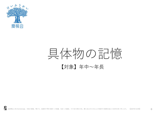 *小受教材_C-02_具体物の記憶(難問)*ダウンロード教材