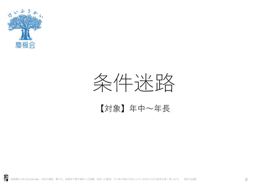 *小受教材_E-09_条件迷路(難問)*ダウンロード教材