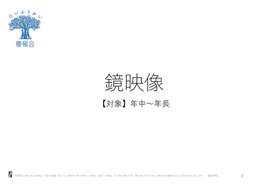 *小受教材_B-13_鏡映像(難問)*ダウンロード教材