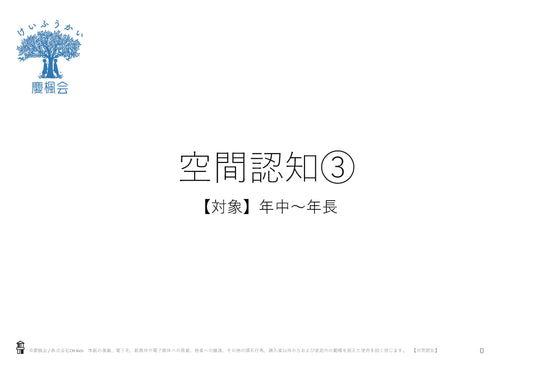 *小受教材_B-20_空間認知(難問)③*ダウンロード教材