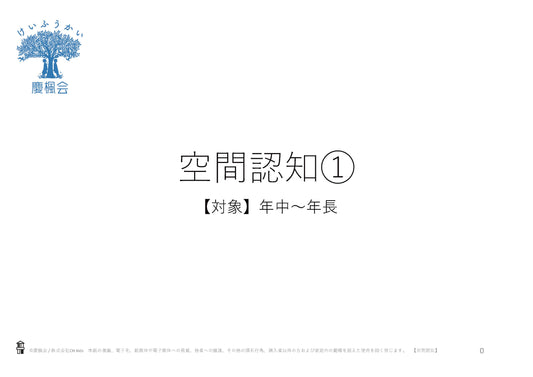 *小受教材_B-20_空間認知(難問)①*ダウンロード教材