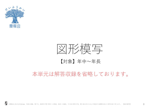 *小受教材_B-06_図形模写(難問)*ダウンロード教材